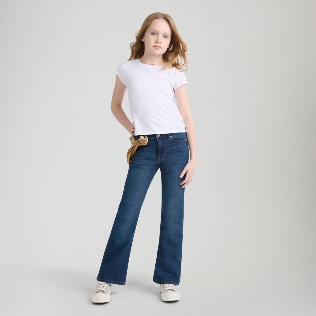 Levi's Little & Big Kid Girls 726 Flare Leg Jean, 8, Blue