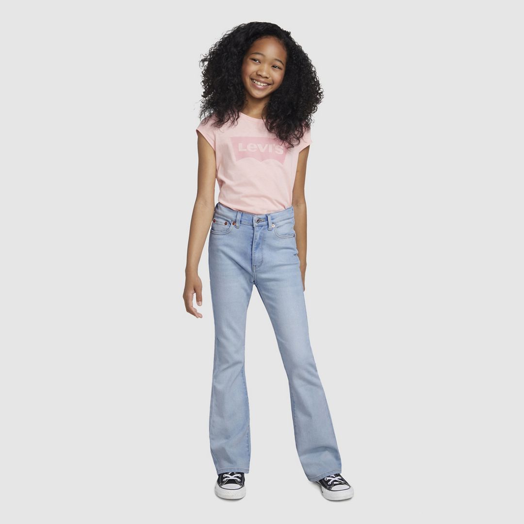 Levi's Little & Big Kid Girls 726 Flare Leg Jean, 12, Blue