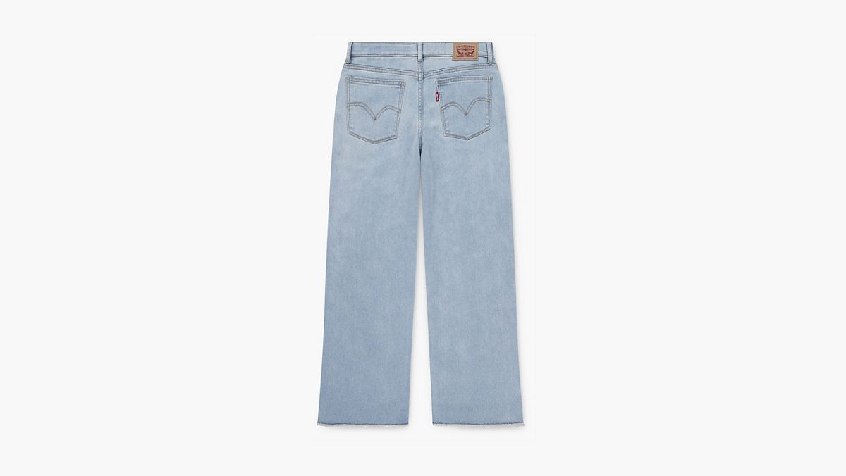 Wide Leg Jeans Big Girls 7-16 — Bauhaus Blues - Light Wash