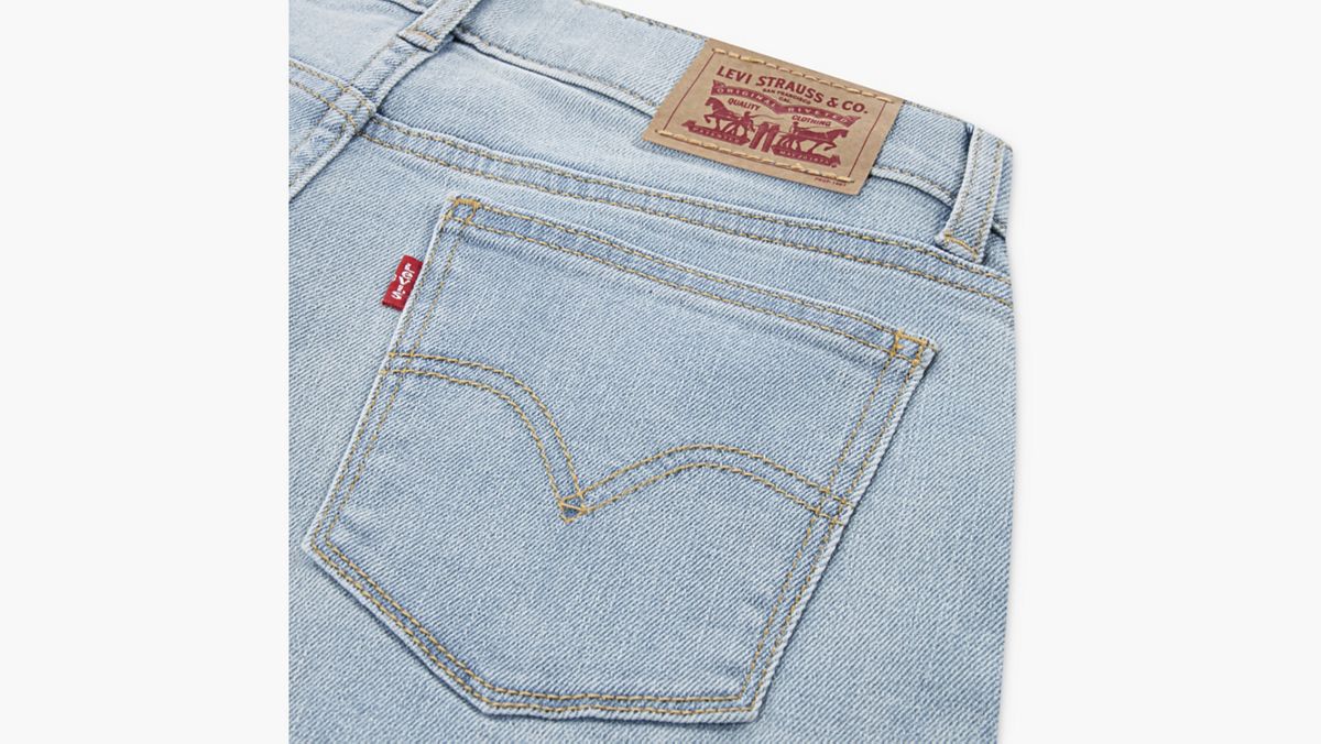 Wide Leg Jeans Big Girls 7-16 — Bauhaus Blues - Light Wash