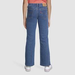 Wide Leg Jeans Big Girls 7-16 — Richards - Dark Wash 4