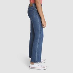 Wide Leg Jeans Big Girls 7-16 — Richards - Dark Wash 3