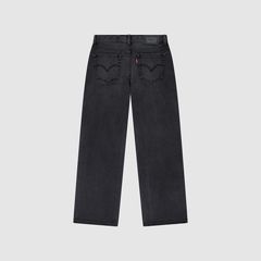 Wide Leg Jeans with embroidery Big Girls 7-16 — Black Stretch 2