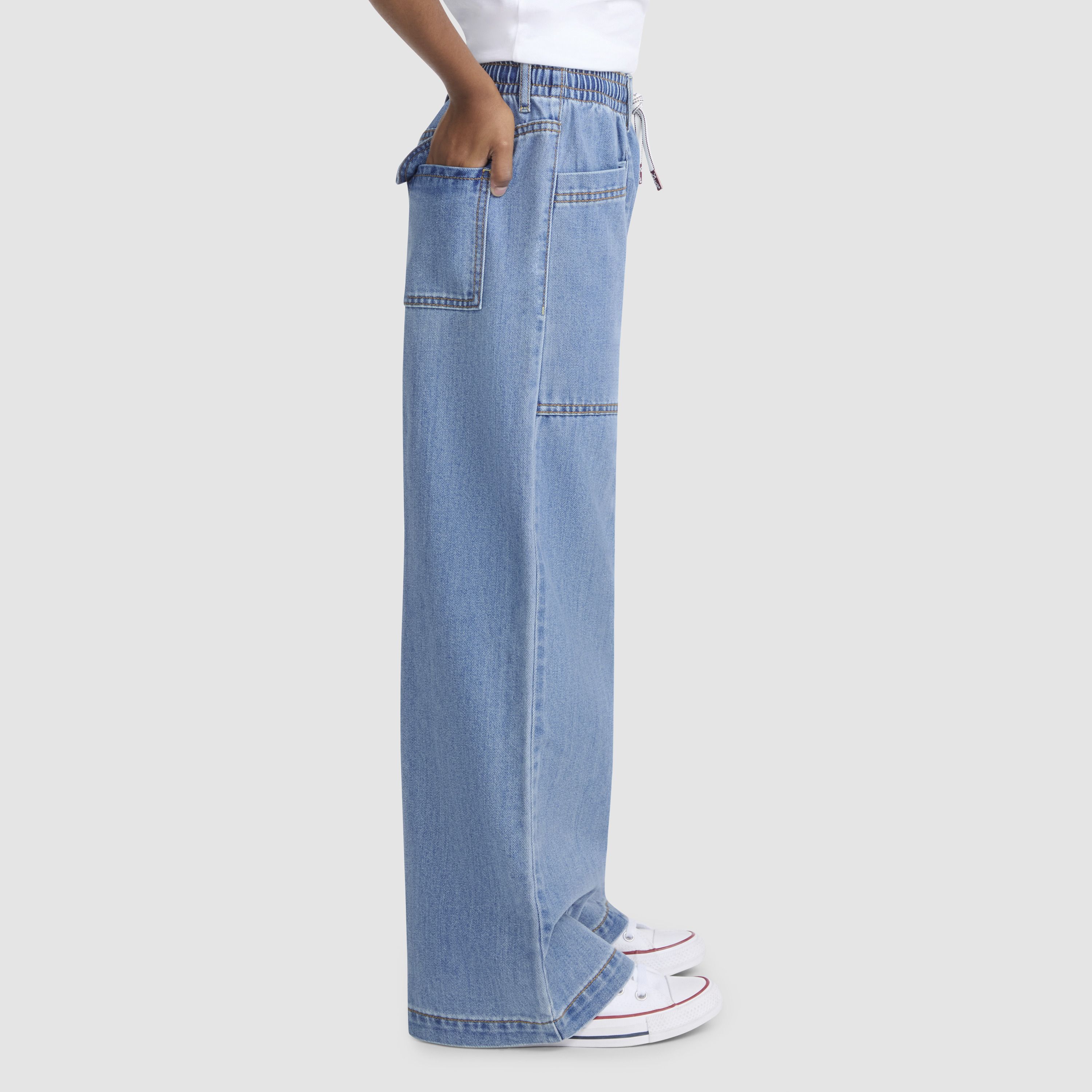 Pull-On '94 Baggy Wide Leg Little Girls 4-6X 3