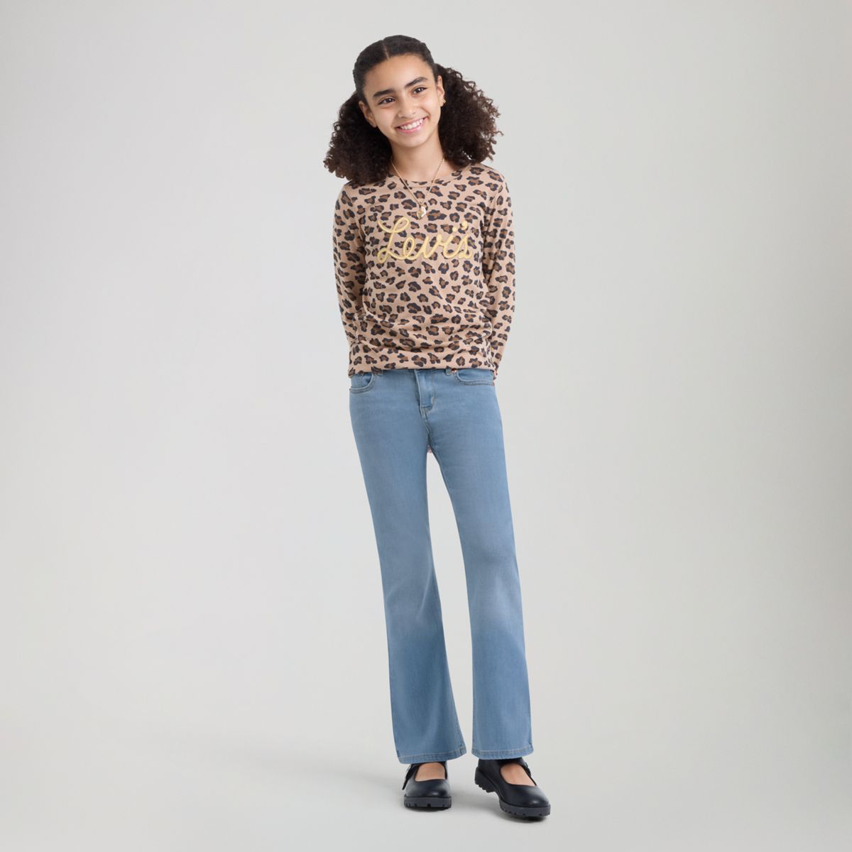 Little Girls Daydream Flared Jeans Big Girls 7-16 — Ferris Wheel - Blue