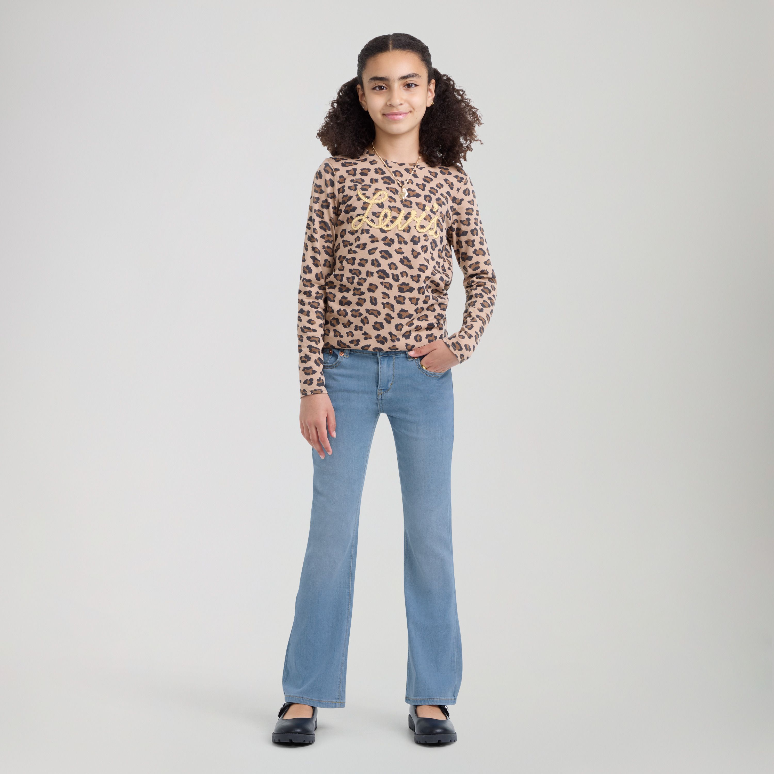 Little Girls Daydream Flared Jeans Big Girls 7-16 1