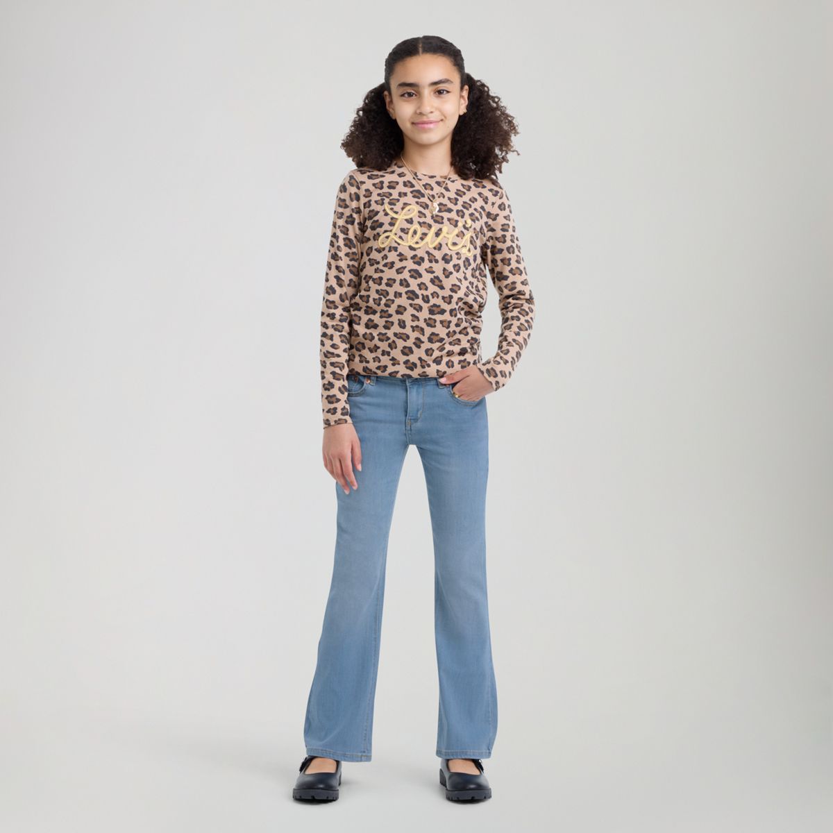 Little Girls Daydream Flared Jeans Big Girls 7-16 — Ferris Wheel - Blue
