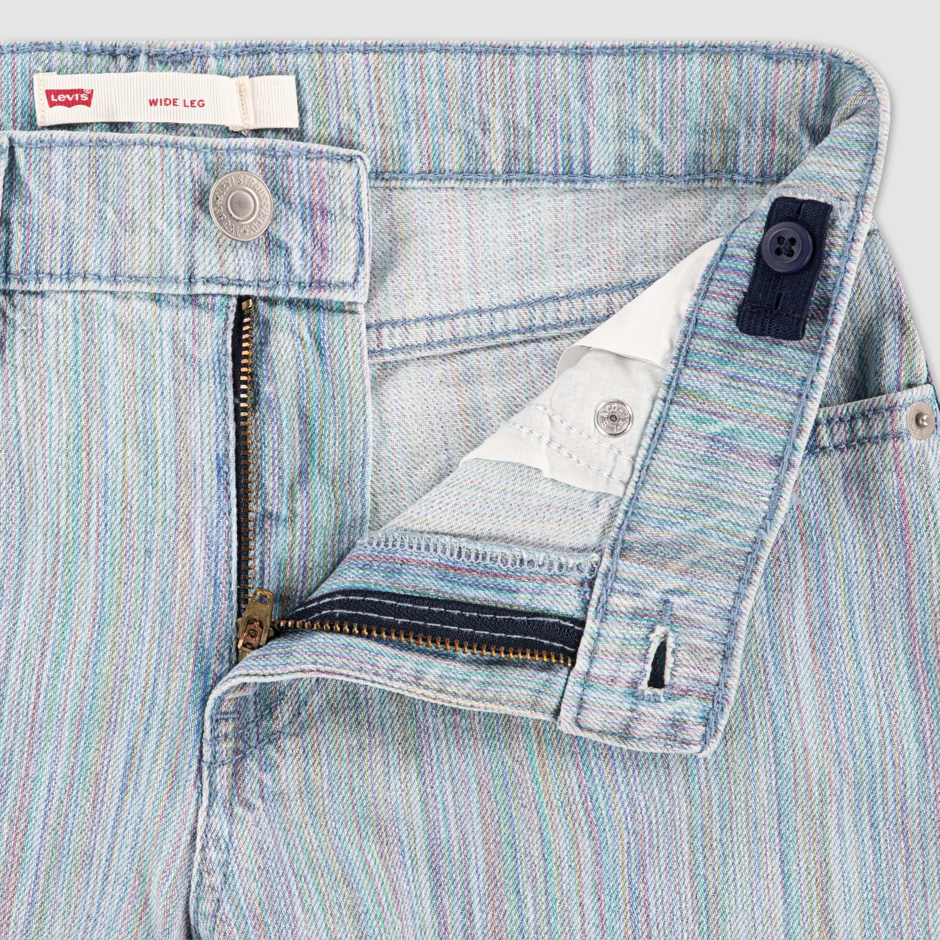 Rainbow Wide Leg Jean Big Girls 8-20 3