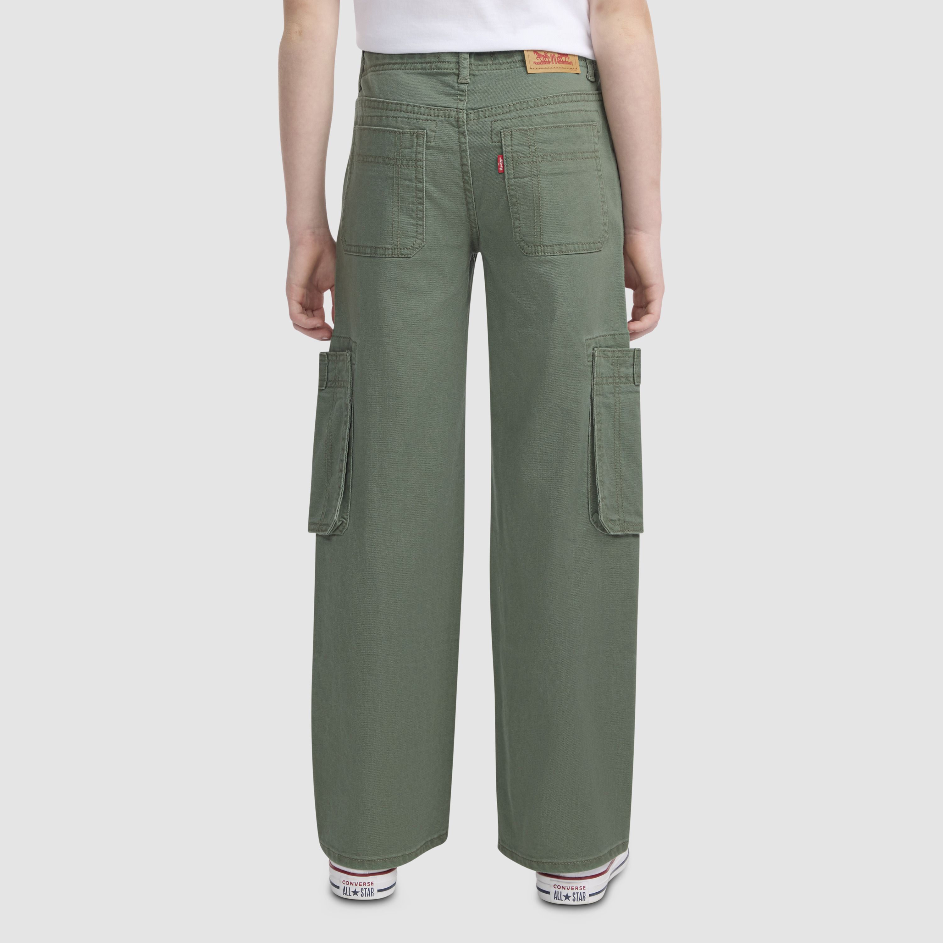 Wide Leg Cargo Big Girls 8-20 4