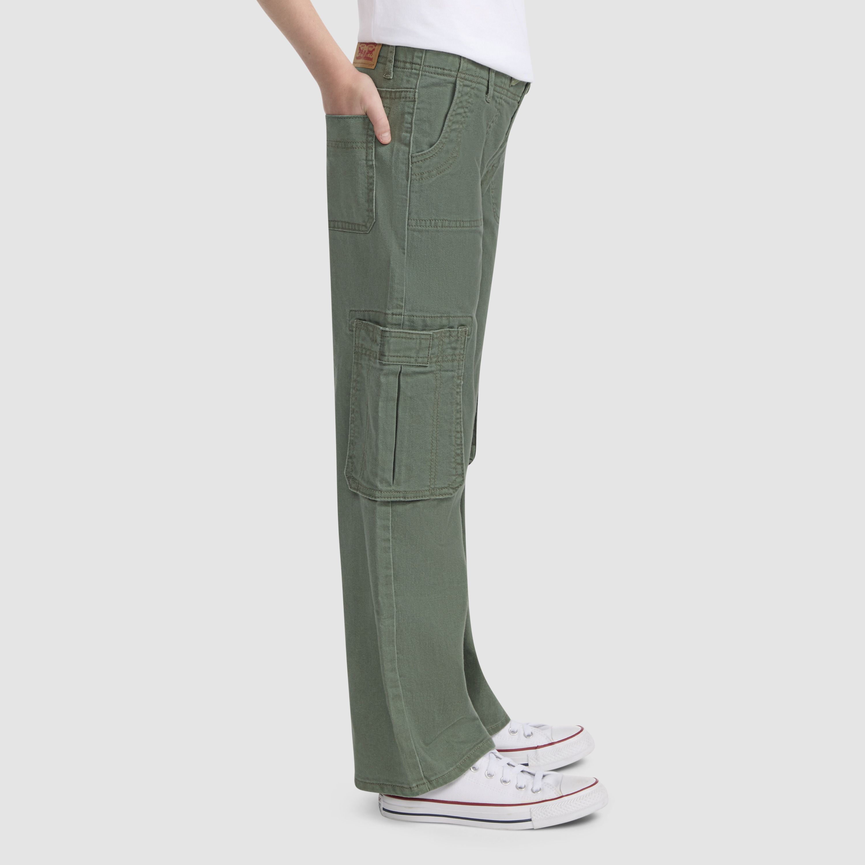 Wide Leg Cargo Big Girls 8-20 3