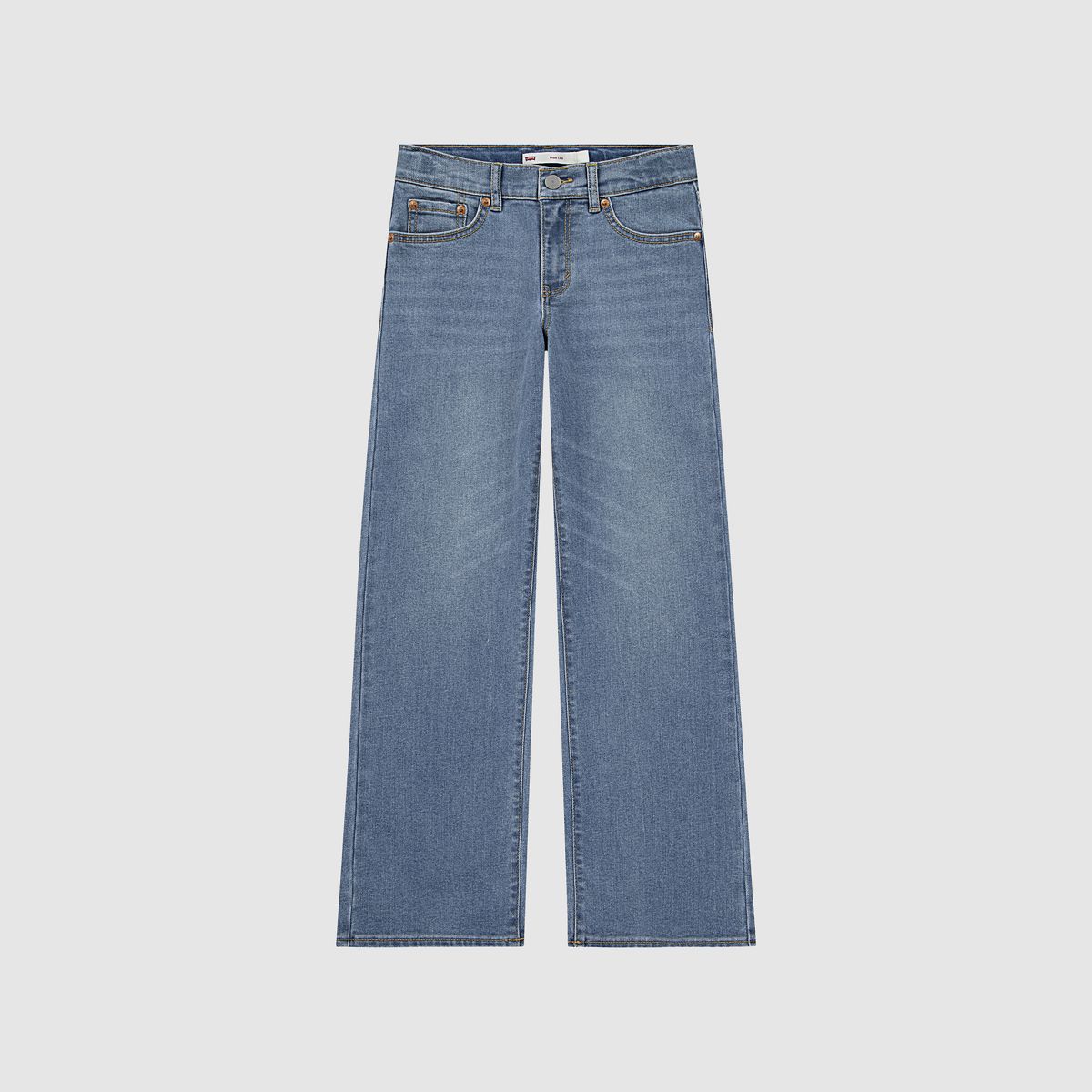 Wide Leg Jeans Big Girls 7-16 — It's all Fun - Blue