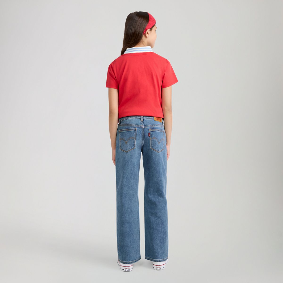 Wide Leg Jeans Big Girls 7-16 — It's all Fun - Blue
