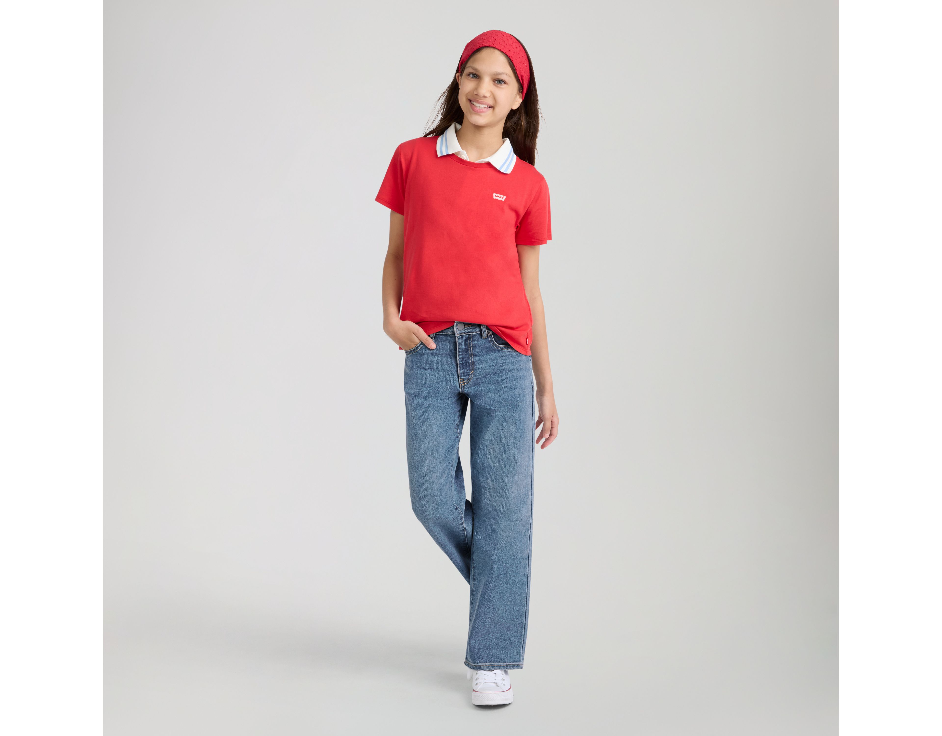 Wide Leg Jeans Big Girls 7-16