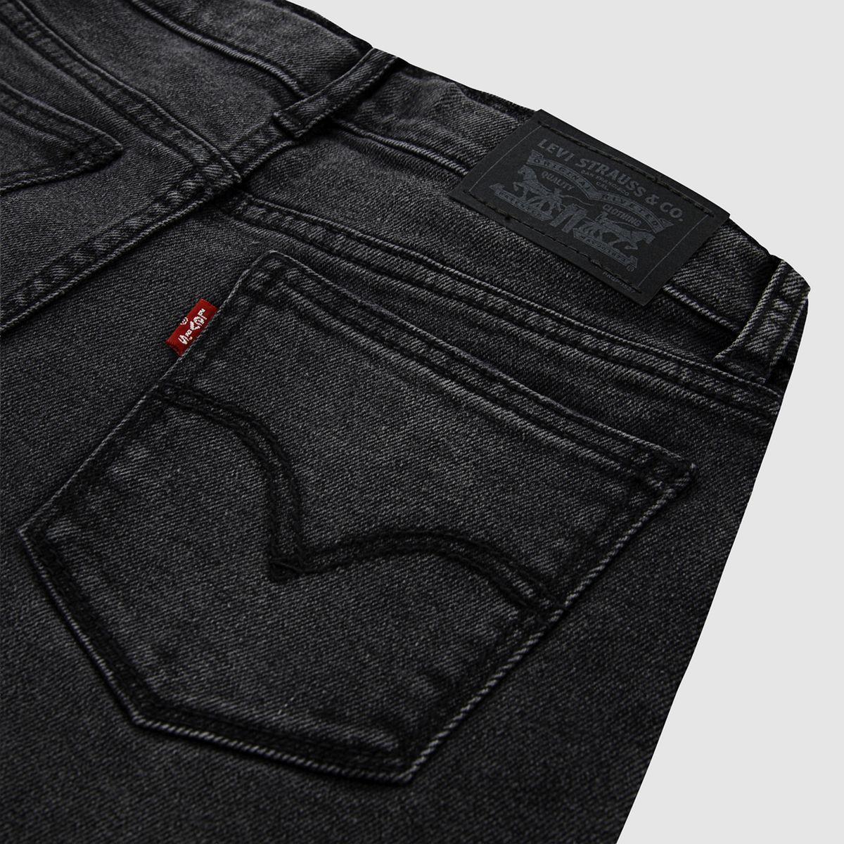 Wide Leg Jeans Big Girls 7-16 — Wish me Luck - Black
