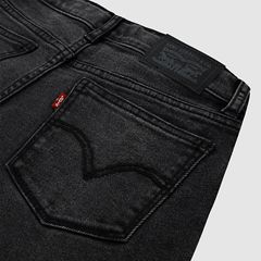 Wide Leg Jeans Big Girls 7-16 — Wish me Luck - Black 9