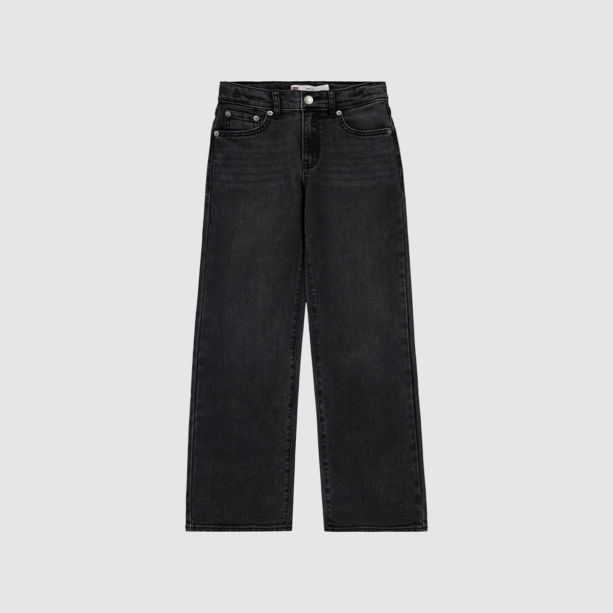 Wide Leg Jeans Big Girls 7-16 — Wish me Luck - Black