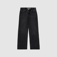 Wide Leg Jeans Big Girls 7-16 — Wish me Luck - Black 6