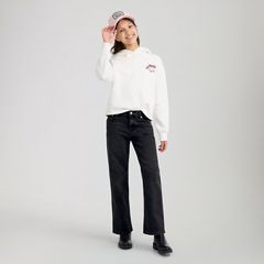 Wide Leg Jeans Big Girls 7-16 — Wish me Luck - Black 2