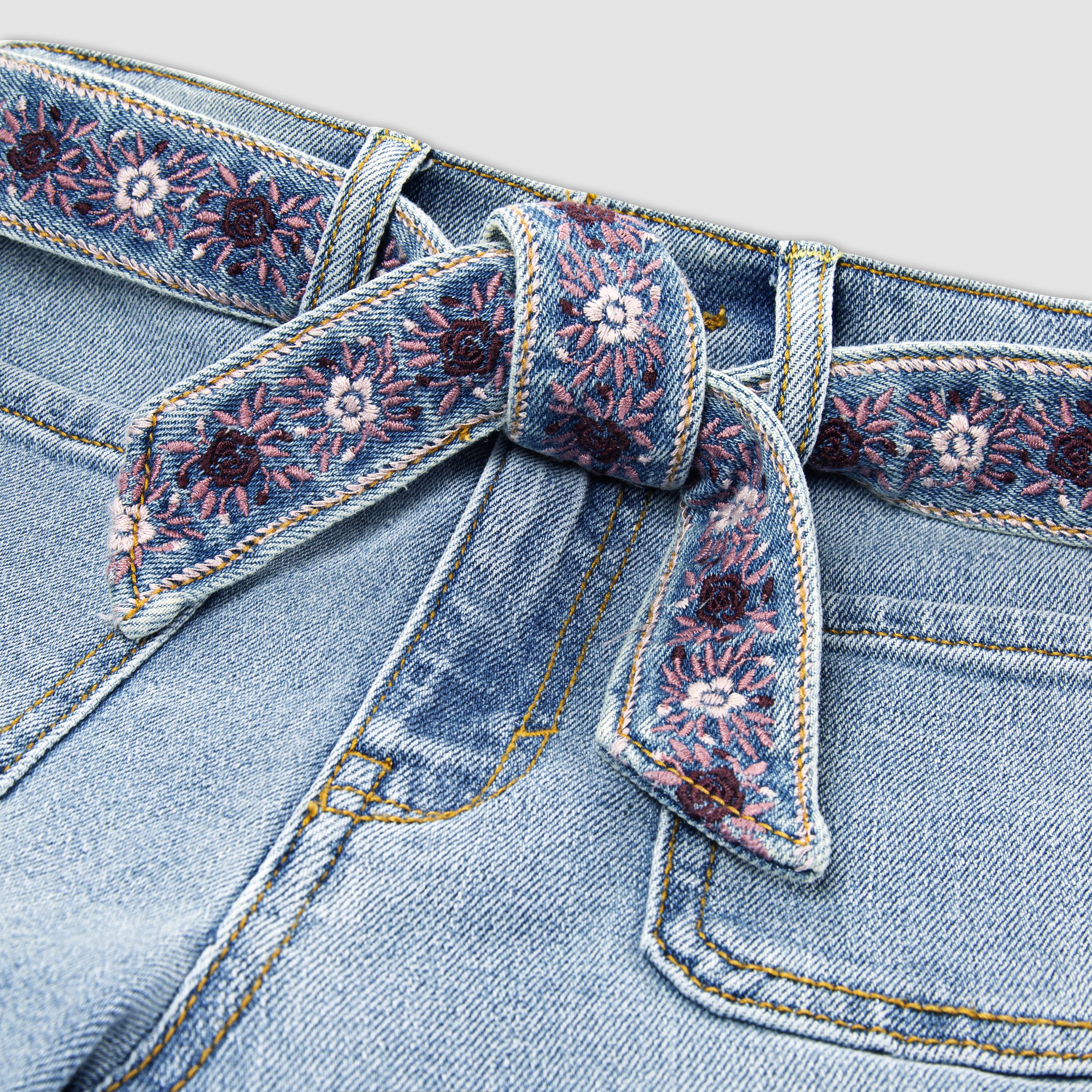 726™ Flared Jeans with Embroidered Belt 4
