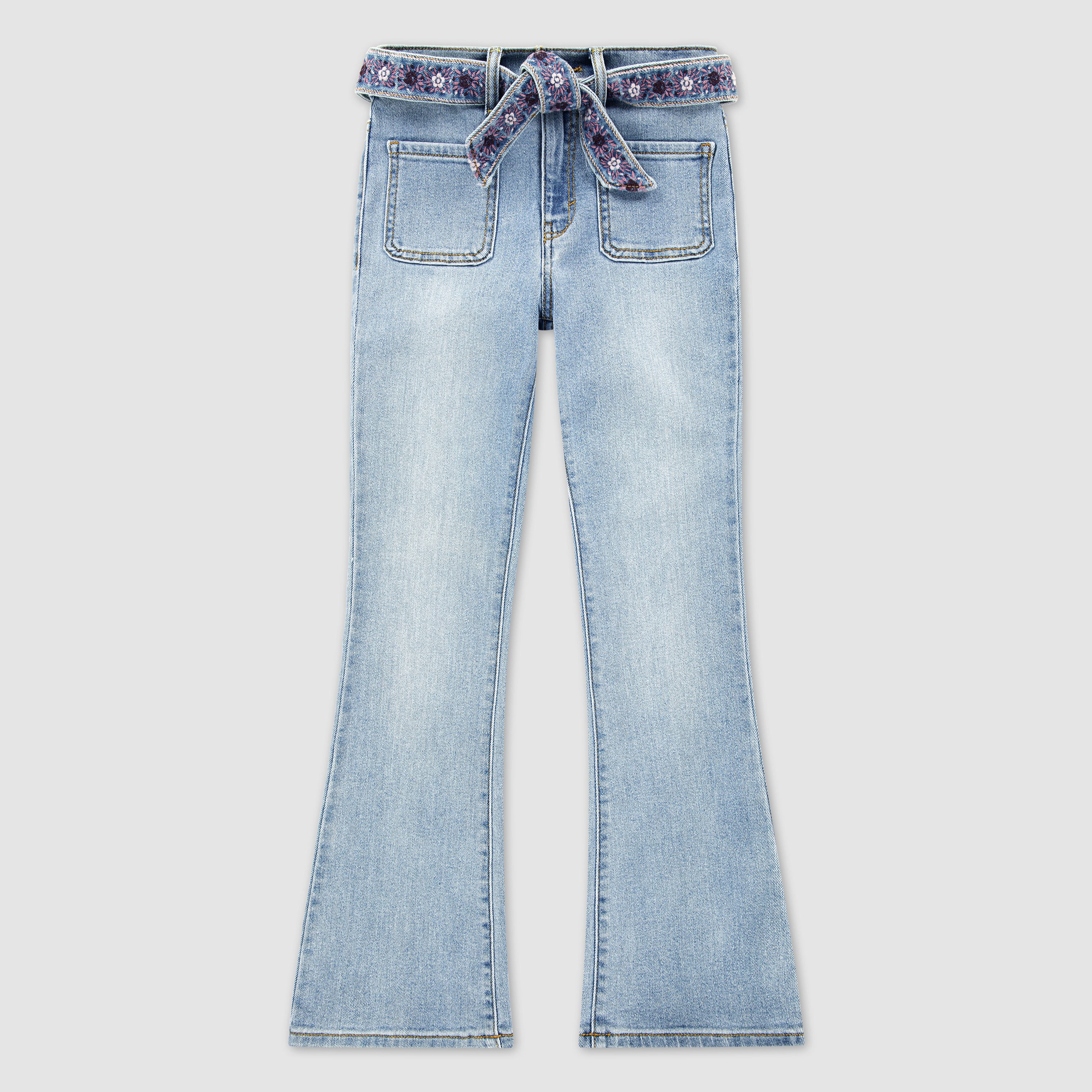 726™ Flared Jeans with Embroidered Belt 1