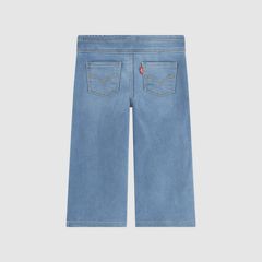 Dobby Pull On Wide Leg Toddler 2T-4T Jeans — Drew Me In - Medium Wash 2
