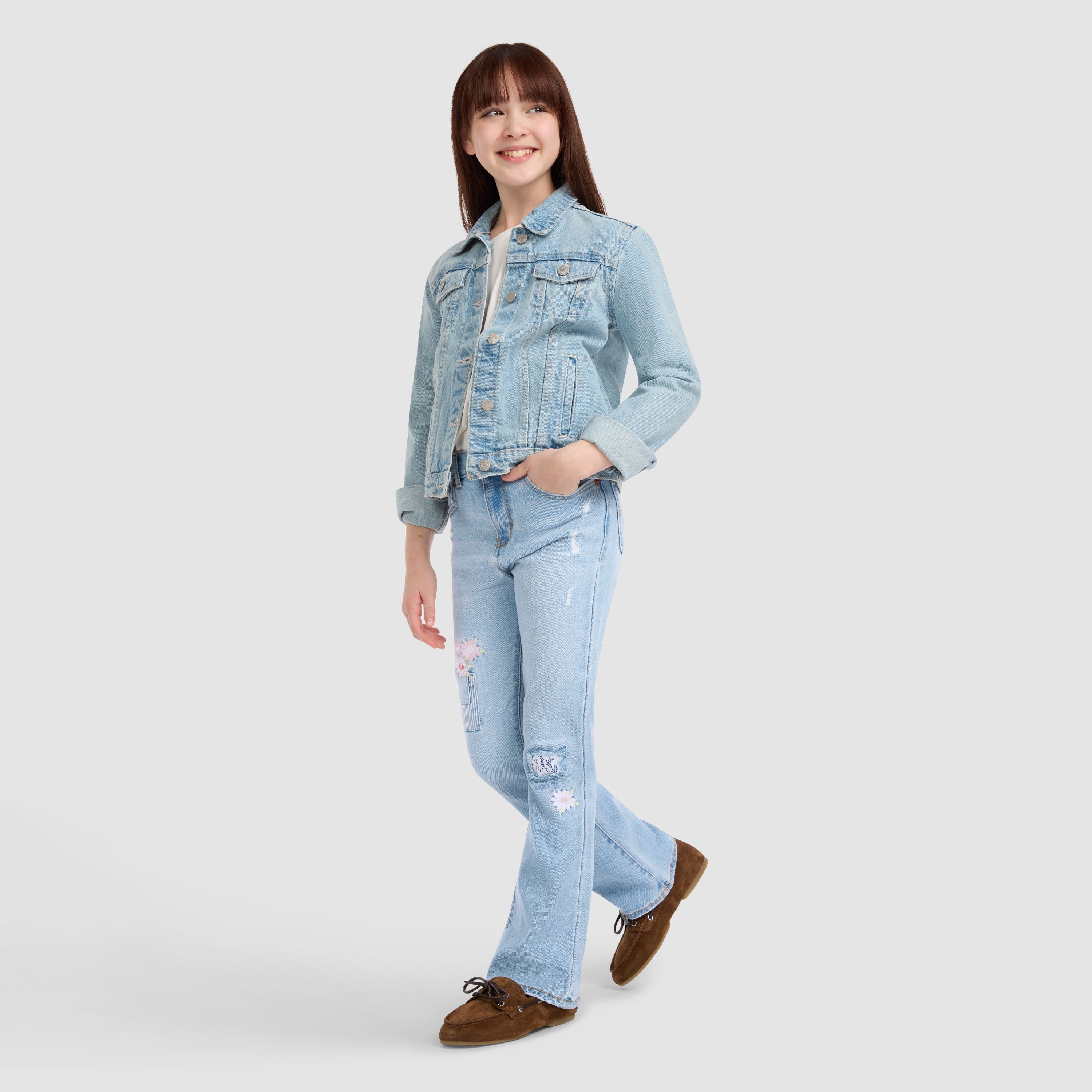 726™ High Rise Flare Big Girls 7-16 Jeans 4