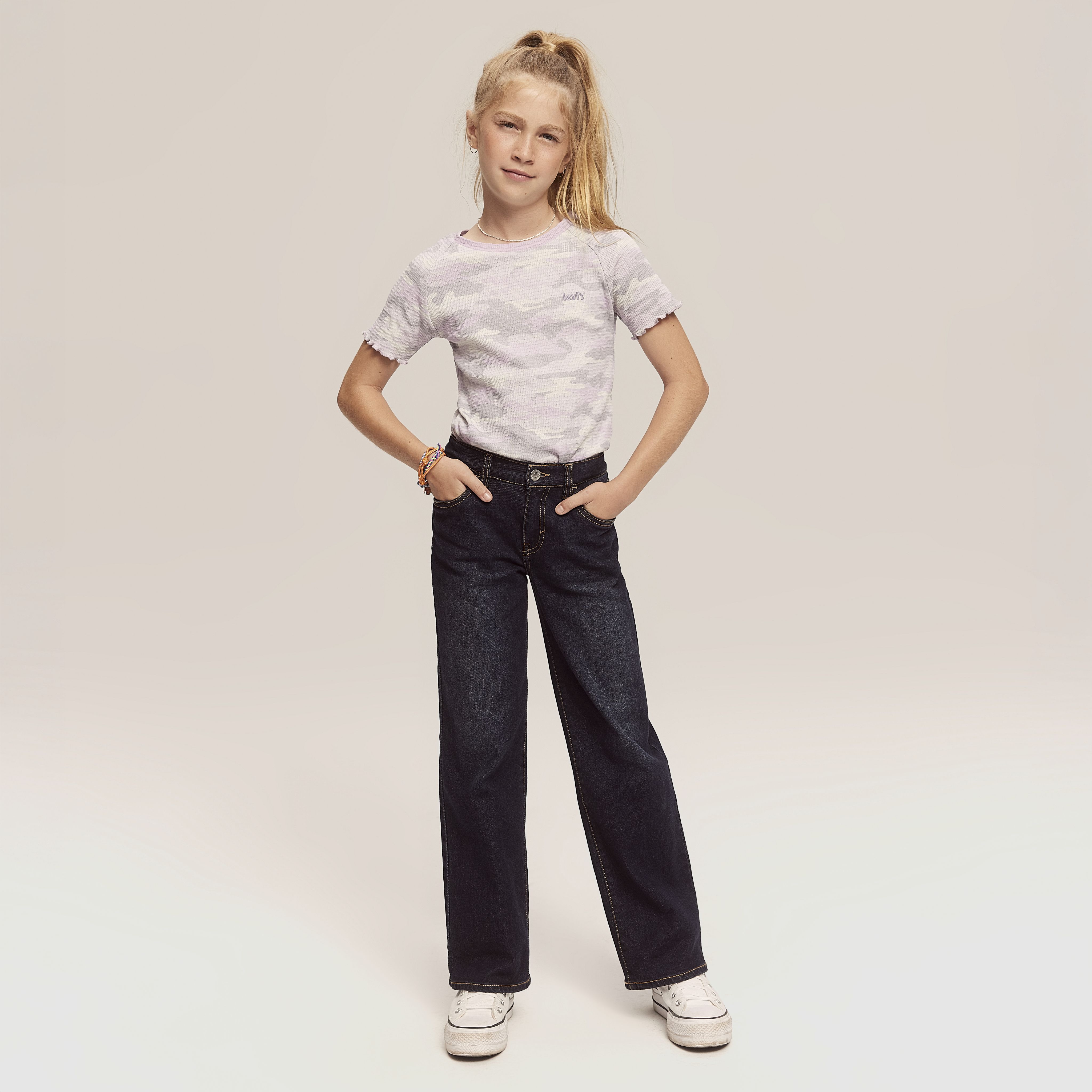 Wide Leg Jeans Little Girls 4-6 14