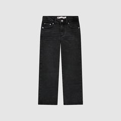 Wide Leg Jeans Little Girls 4-6 — Wish Me Luck - Dark Wash 1