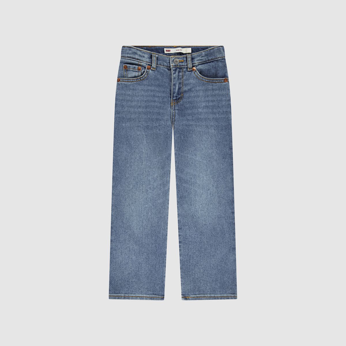 Wide Leg Jeans Little Girls 4-6 — It's All Fun - Medium Wash