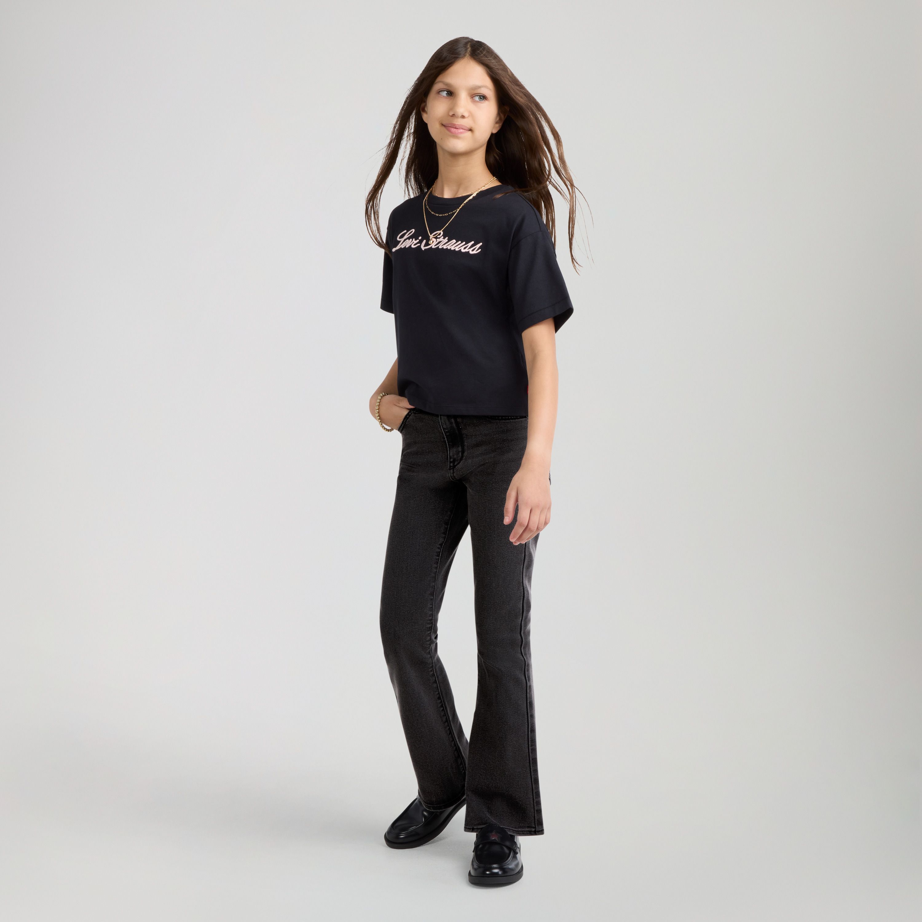 726™ High Rise Flare Big Girls 7-16 Jeans 1