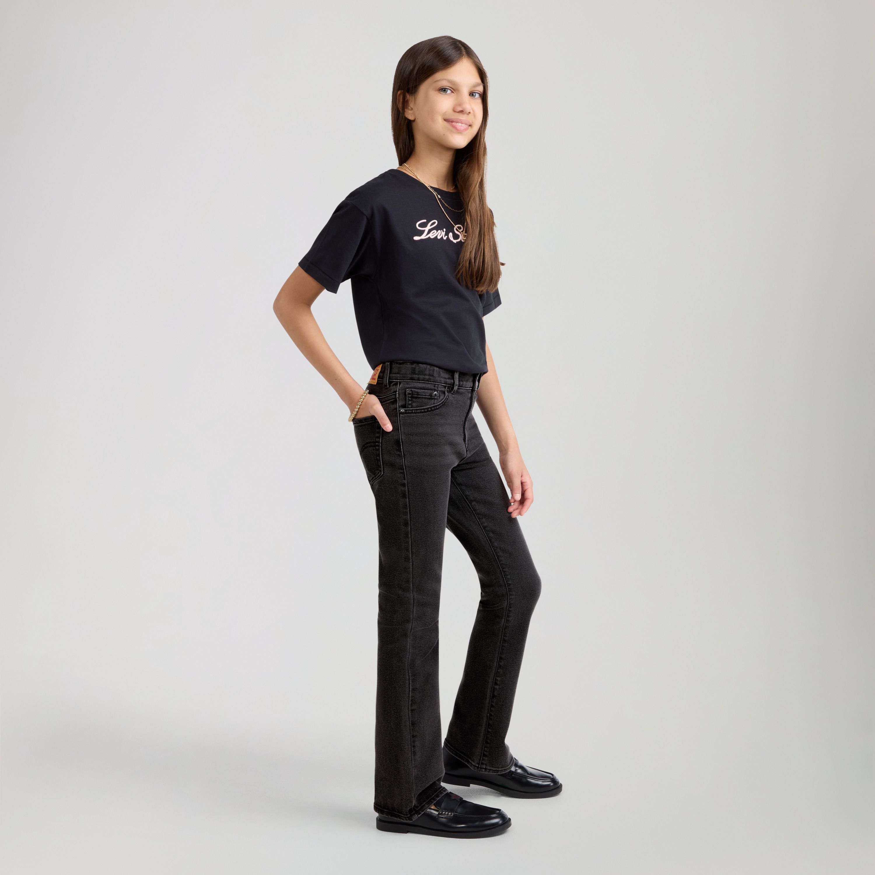 726™ High Rise Flare Big Girls 7-16 Jeans 3