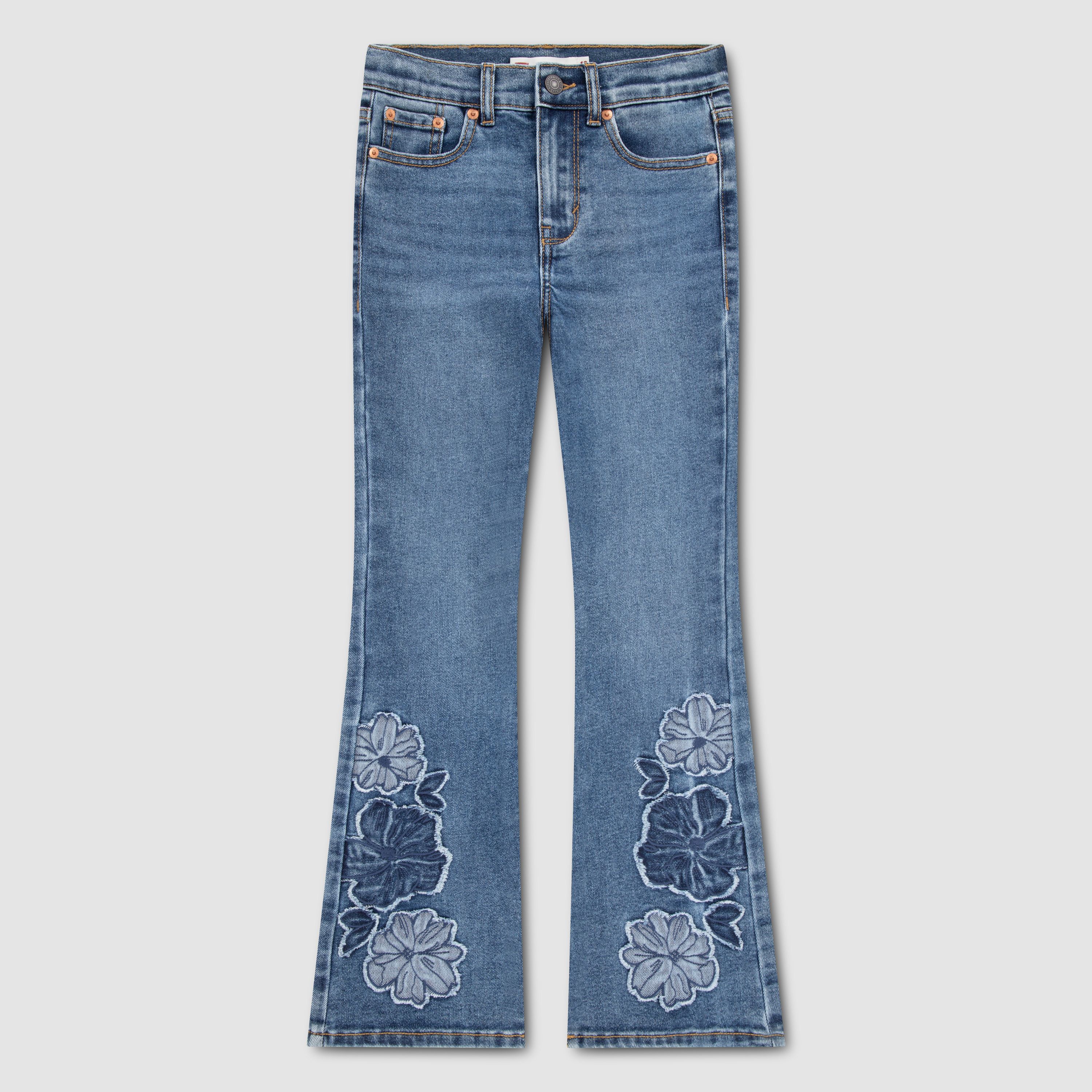 726 Flare Frayed Jeans Big Girls 7-16 1