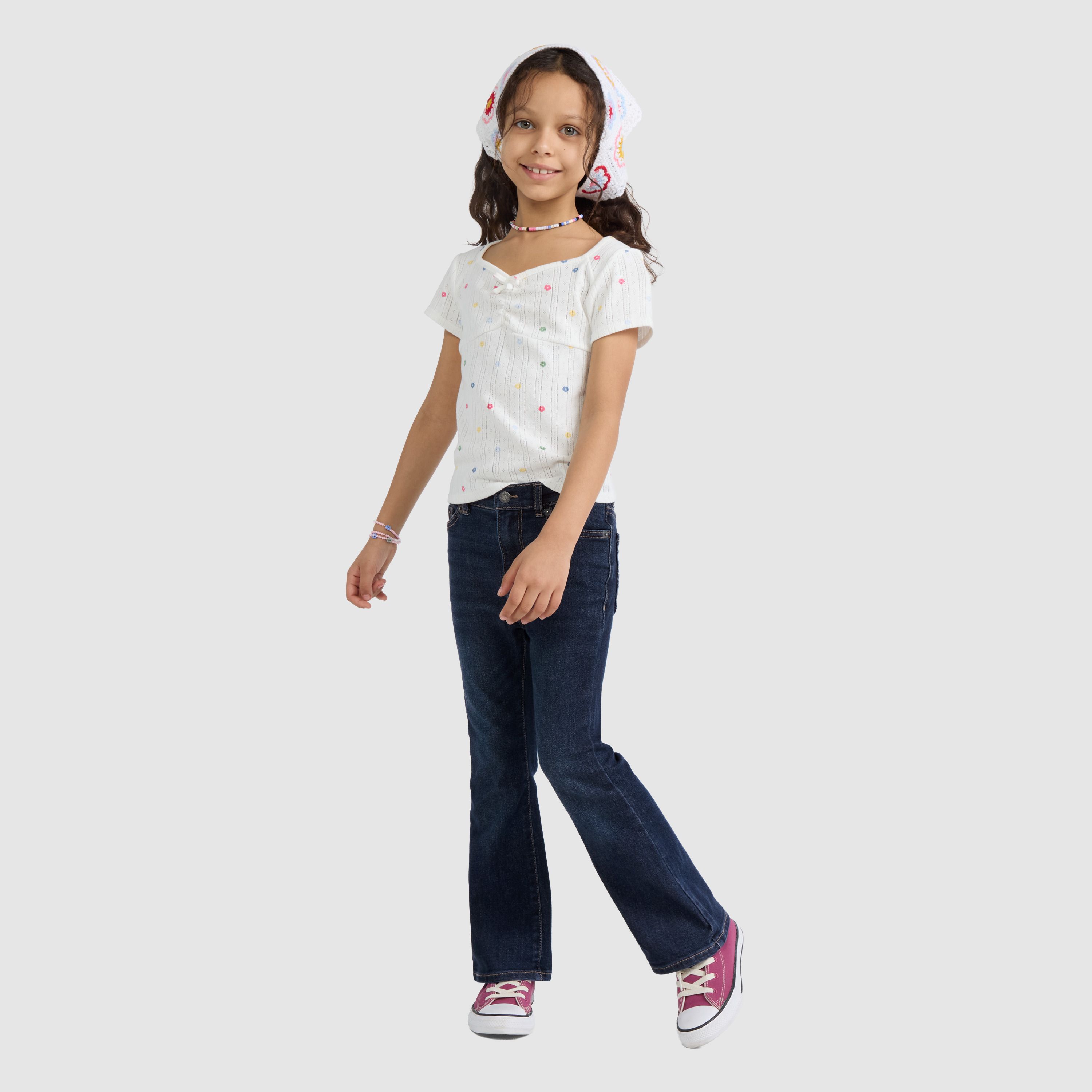 726 High Rise Flare Jeans Little Girls 4-6X 1