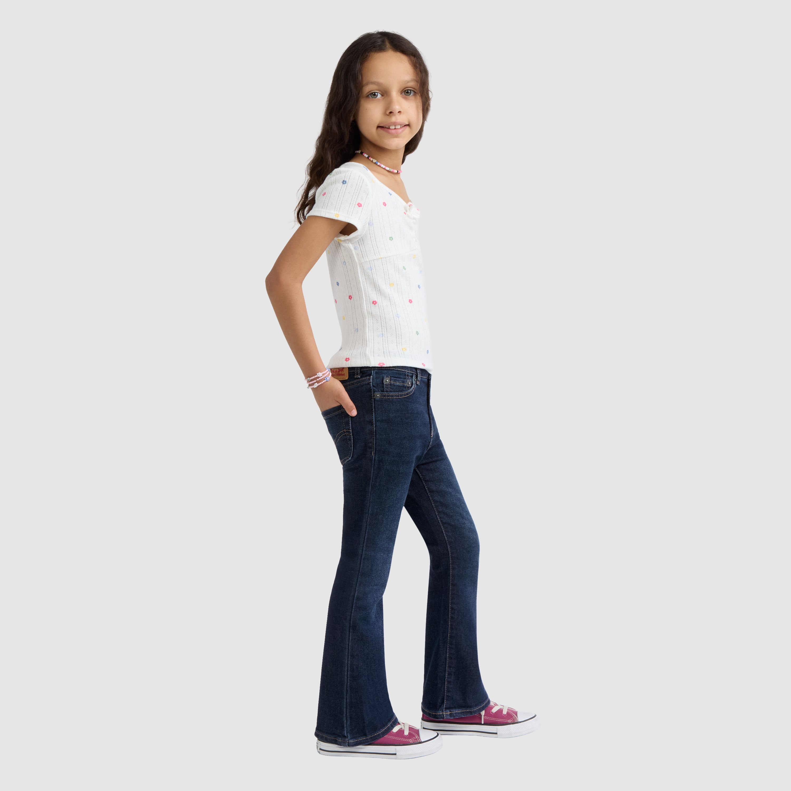 726 High Rise Flare Jeans Little Girls 4-6X 3