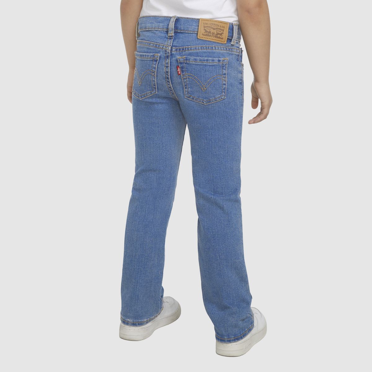 Classic Bootcut Jeans Little Girls 4-6X — Lapis Sights - Light Wash
