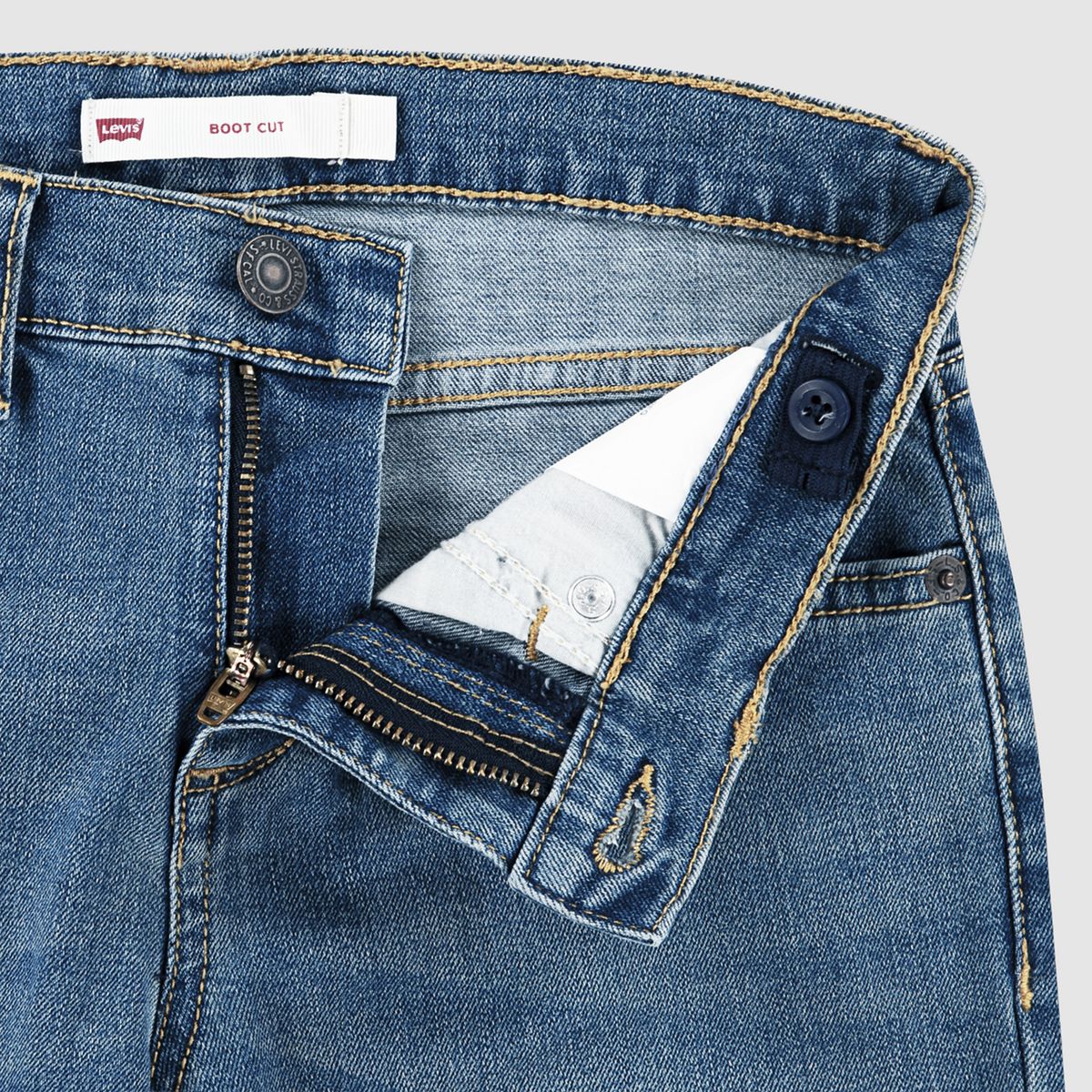 Classic Bootcut Jeans Big Girls 7-16 — Lapis Awe - Medium Wash