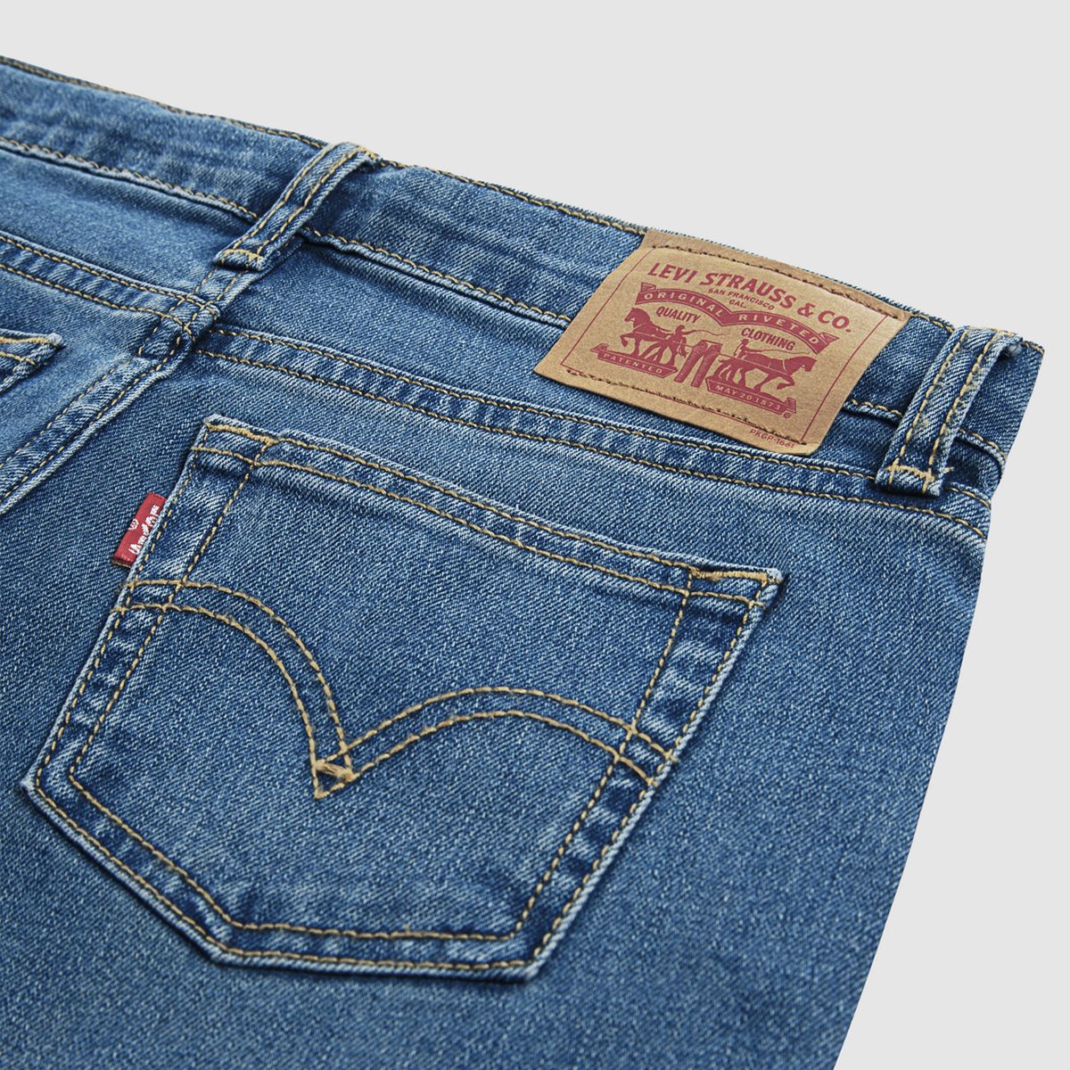 Classic Bootcut Jeans Big Girls 7-16 — Lapis Awe - Medium Wash