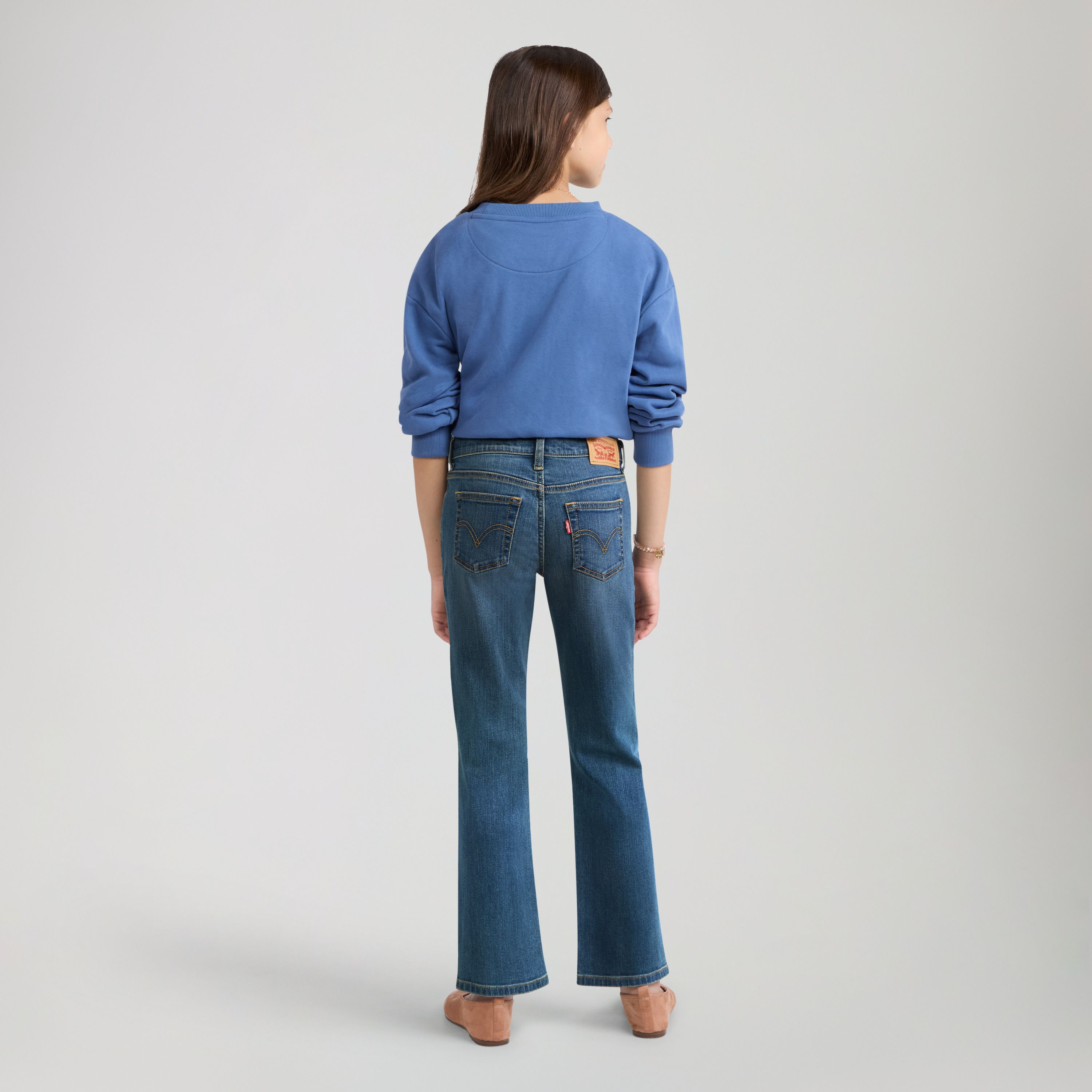 Classic Bootcut Jeans Big Girls 7-16 4