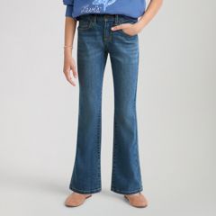 Classic Bootcut Jeans Big Girls 7-16 — Lapis Awe - Medium Wash 2