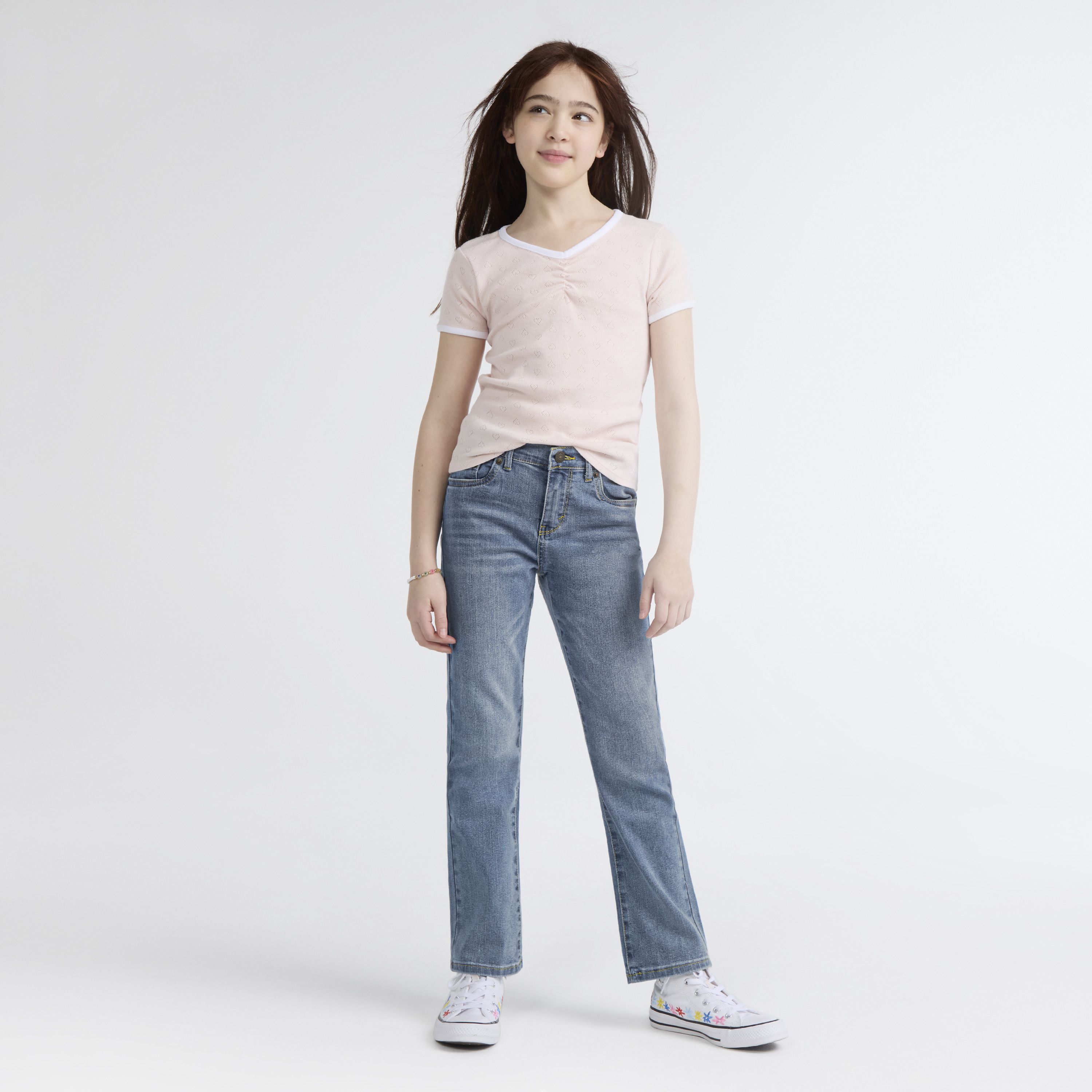 Classic Bootcut Jeans Big Girls 7-16 14