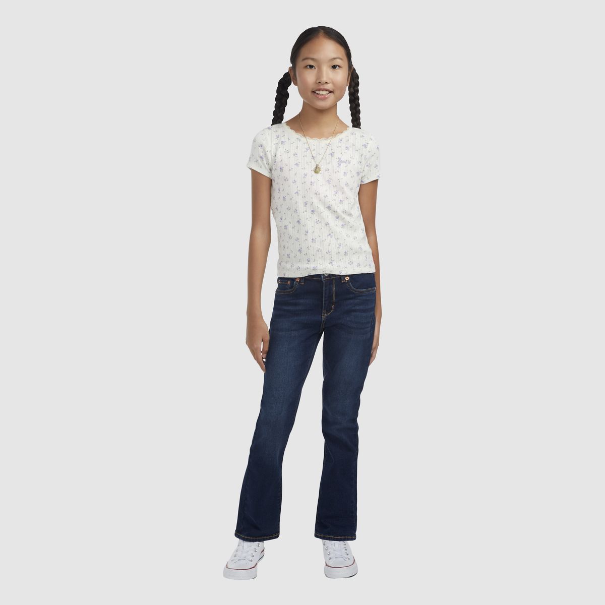 Classic Bootcut Jeans Big Girls 7-16 — Legacy - Dark Wash