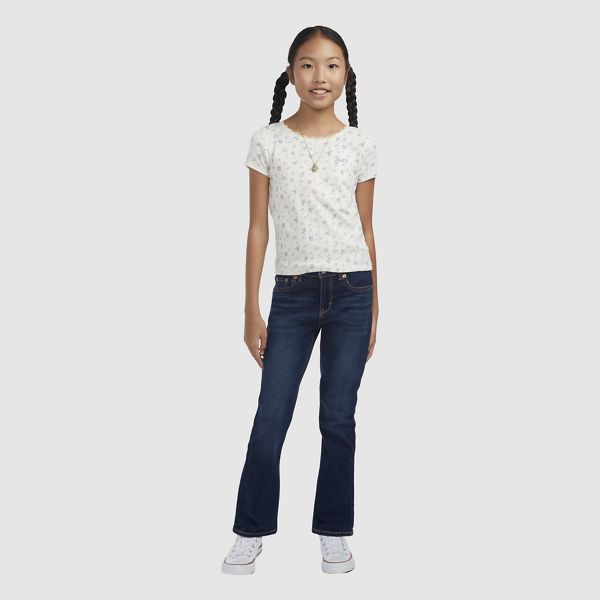 Classic Bootcut Jeans Big Girls 7-16 — Legacy - Dark Wash