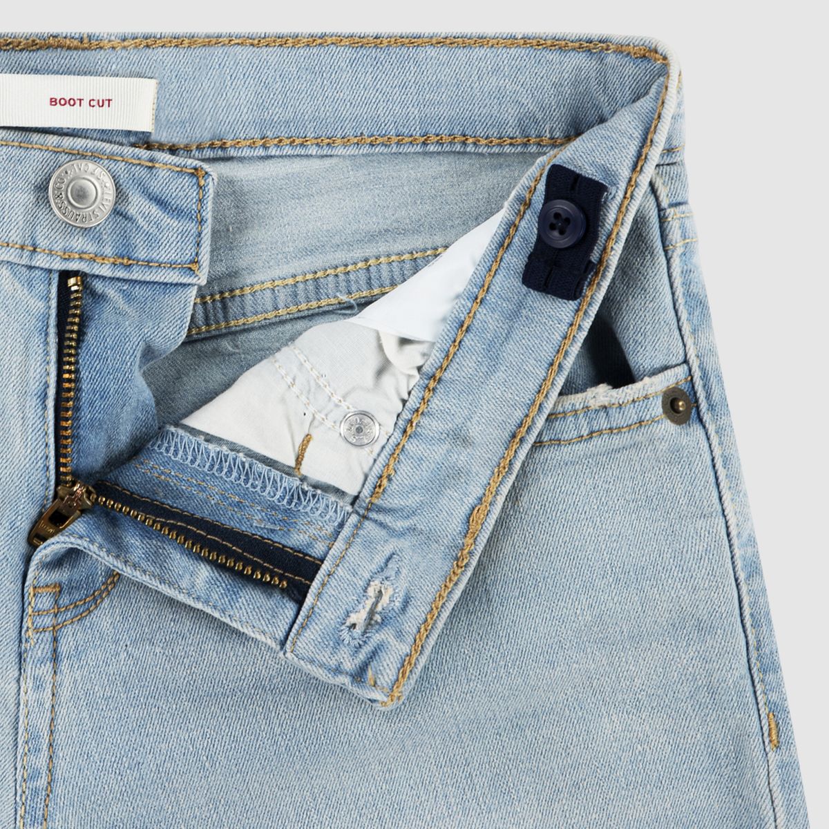 Classic Bootcut Jeans Big Girls 7-16 — After Glow - Light Wash