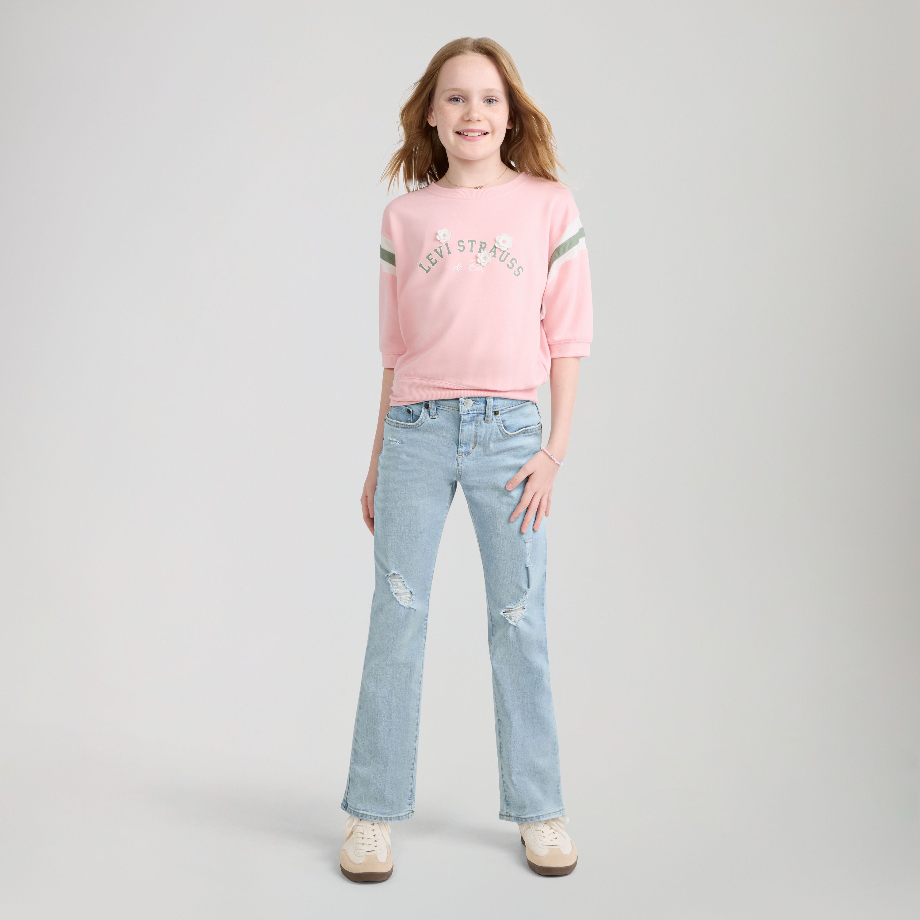 Classic Bootcut Jeans Big Girls 7-16 5