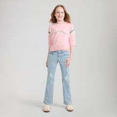 Classic Bootcut Jeans Big Girls 7-16 — After Glow - Light Wash 5