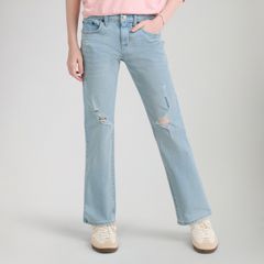 Classic Bootcut Jeans Big Girls 7-16 — After Glow - Light Wash 2