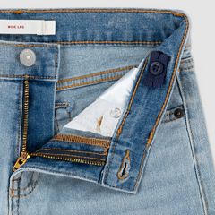 Wide Leg Jeans Big Girls 7-16 — Free Spirit - Medium Wash 8