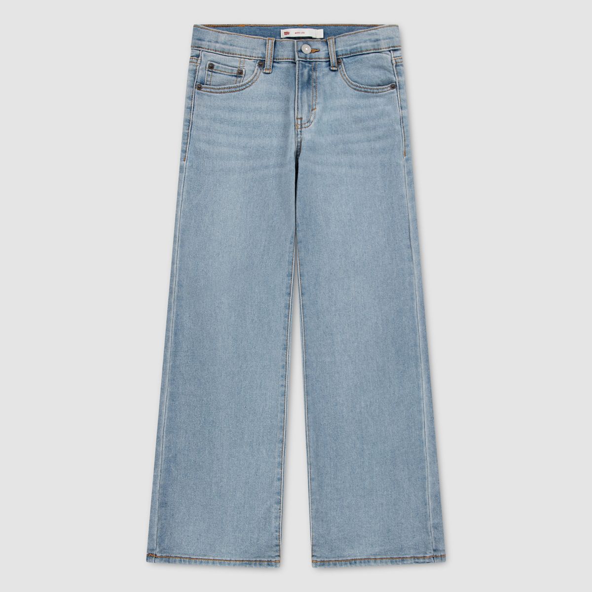 Wide Leg Jeans Big Girls 7-16 — Free Spirit - Medium Wash