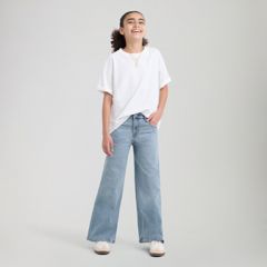 Wide Leg Jeans Big Girls 7-16 — Free Spirit - Medium Wash 1