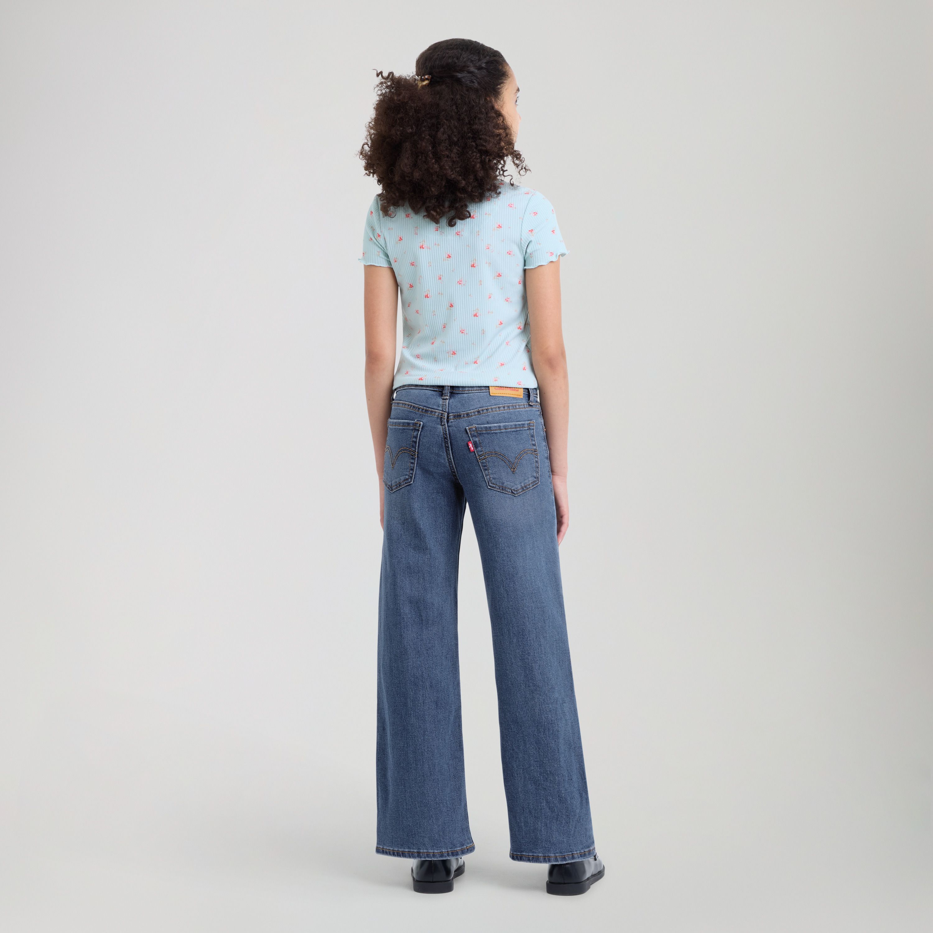 Wide Leg Jeans Big Girls 7-16 3